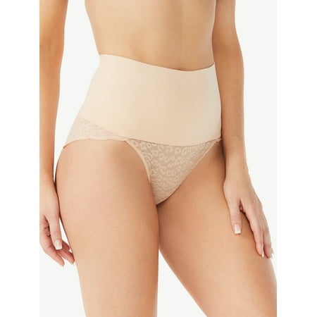 

Sofia Intimates by Sofia Vergara Women s Smoothing Seamless Lace Brief