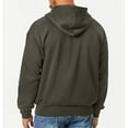 thumbnail image 3 of Mohiass Mens Hoodies Zip Up Long Sleeve Fleece Crewneck Sweatshirts Fall Baggy Athletic Fashion Hoodie with Pockets Army Green M, 3 of 4