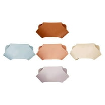 LULULION Stethoscope Name Tags for Decor Assorted Color PU Material Enhance Appearance 5 Pieces