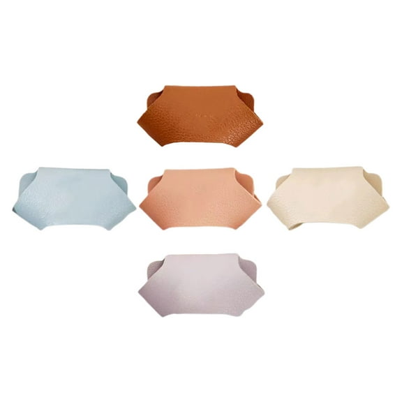 LULULION Stethoscope Name Tags for Decor Assorted Color PU Material Enhance Appearance 5 Pieces