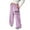Purple, variant on YWOAGH Girls Bowknot Baggy Lightweight Straight Leg Athletic Sweatpants with Pockets and Drawstring for Casual Wear Purple 140