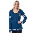 thumbnail image 4 of Harry Potter Womens Ravenclaw House Open Front Cardigan Juniors Knit Sweater, 4 of 5
