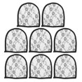 thumbnail image 1 of 8 Uds. De red de encaje, soporte para peluca, Red para mujer, Base de red de encaje, Base de cierre de peluca, Red de encaje transpirable para hacer peluca, soporte para peluca Diy, 1 of 7