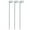 B, variant on Tkrady 1 Pack Support Stakes, Garden Single Stem Flower Support Stick Metal Amaryllis Cage Support Rings for Orchid Lily Peony Rose Stem (40 cm/15.8 inch Long)