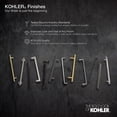 thumbnail image 2 of Kohler 702423-L-BNK 78 x 59.62 in. Levity Plus Frameless Sliding Shower Door with 0.31 in. Thick Crystal Clear Glass - Anodized Brushed Nickel, 2 of 9