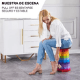thumbnail image 5 of Banco Retráctil Taburete Plegable Portátil Telescópic Correa Sky Blue Rainbow MULTICOLOR, 5 of 5