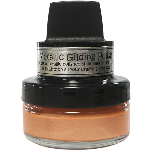 Cosmic Shimmer Metallic Gilding Polish-Apricot