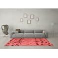 thumbnail image 3 of Ahgly Company Indoor Rectangle Abstract Red Modern Area Rugs, 5' x 7', 3 of 4