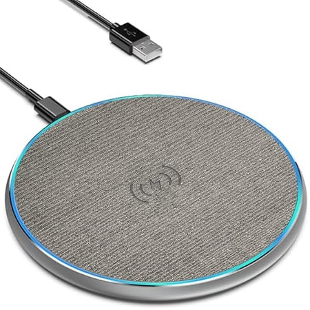 xzyuan Wireless Charger, 15W Wireless Charging Pad for iPhone 17/16/15/14/13/12/11 Pro/Pro Max/XS Max/XR/SE,Samsung Galaxy S22/S21S20/S10/S9/Note10/9,HUAWEI P40/P30, Xiaomi, AirPods 2/Pro/Galaxy Buds