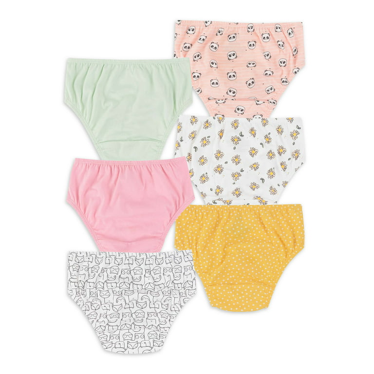 Little Girls' Underwear 4-Pack Toddler Stretch Soft Cotton Panties Kids  Briefs