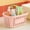 Pink, variant on Gallickan Handheld Shower Basket, Hollowed Out Large Open Storage for Bathroom Toiletries, Drainage Organizer, Cream+Yellow