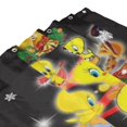 thumbnail image 4 of Cortina de ducha Tweetybird con dibujos animados, cortinas de ducha para baño con 12 ganchos, impermeable, lavable, poliéster, juego de decoración para el baño, 60 x 72 pulgadas, hierro, 4 of 8