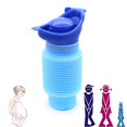 thumbnail image 1 of Botella de inodoro portátil para acampar, botella de orina para inodoro móvil de 750 ml, adecuada para acampar, automóviles, viajes, niños y mujeres embarazadas., 1 of 5