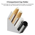 thumbnail image 4 of Distributeur de Tasse à Café, Porte-Gobelet Léger 4 Compartiments Structure Stable Grande Capacité Multifonctionnelle pour Restaurant, 4 of 8