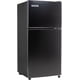 thumbnail image 1 of Mini Refrigerador 86L (3 pies cubicos) Frigobar Compacto Silver Refrigerador Pequeño Con congelador de Acero Inoxidable Ideal Para Espacios Pequeños Frigobar Mini Multifuncional (Negro), 1 of 5
