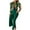 Green, variant on Women Two Piece Sets Fashion Casual V-Neck Printed Long Sleeved Top Add Solid Color Pants Set With Belt Orange XXL