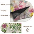 thumbnail image 6 of 3'x5' Rug for Living Room Bedroom, Easter Rabbits Washable Area Rugs Non-Slip Carpet Mats, Cute Bunny Eggs Flowers Botanical Spring Beige Indoor Low Pile Area Rug Runner for Kitchen, Mudroom, 6 of 8
