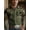 Army green, variant on Men's Camouflage Western Shirt Camo Printed Long Sleeve Shirts Casual Button Down Lapel Collar Blouse Western Cowboy Shirt Tops Khaki 3XL