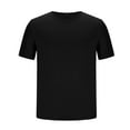 thumbnail image 5 of Maean Big and Tall Shirts for Mens Basic Lightweight Breathable Short Sleeve Crewneck Shirt Plain Tee, 5 of 7