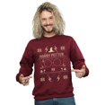 thumbnail image 2 of Harry Potter Mens Christmas Pattern Sweatshirt, 2 of 3