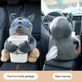 thumbnail image 3 of Gnmfd Car Tissue Box Trash Can 2-in-1 Multi Functional Organizer Cute Decorative Dog Design For Car Armrest Storage Food Bottles Toys Travel Accessories Closet Organizers And Storage, 3 of 9