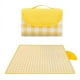 thumbnail image 2 of Manta grande para picnic al aire libre, tapete para picnic a cuadros de playa plegable impermeable de 60 "x 80", picnic para acampar con césped (rojo y blanco), 2 of 5