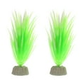 thumbnail image 1 of 2uds Acuario Plantas, Artificial Pez Tanque Planta, Blanco, Verde, 1 of 1
