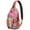 Rose-gold-7, variant on Hawaii Palm Tree Crossbody Bag - Minimalist Chest Backpack for Outdoor Adventures - Lightweight & Travel-Ready Anti-Theft Shoulder Bag