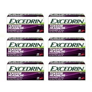 Excedrin Tension Headache 100 Count, Pack of 6