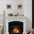 thumbnail image 4 of Great Art Now Brown Lodge by James Wiens, 2 Piece Framed Art Set Each 13.5W x 13.5H, 4 of 4