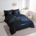 thumbnail image 3 of Homewish Dirt Bike 7-Piece Bedding Comforter Set,Extreme Sport King Bedding Sets,Blue Black Bed Sheets Teens,Ultra Soft Home Decor Reversible, 3 of 8