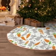 thumbnail image 5 of Balery Cute Rabbit Printed Christmas Tree Skirt , Merry Christmas Party Christmas Tree Decoration,Adjustable Tree Skirt-30", 5 of 6