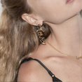 thumbnail image 3 of Fashion Rhinestone English Love Letter Dangle Earrings Ear Stud Jewelry Gift, 3 of 4