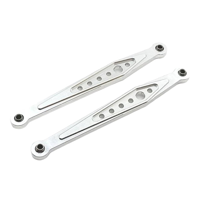 2 varillas de conexión traseras para coche RC a escala 1/12. Accesorio fácil de instalar y usar. Plata