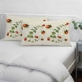 thumbnail image 4 of Ladybugs Eucalyptus Pillow Covers 16"x24", Spring Botanical Leaves Green Soft Brushed Microfiber Breathable Throw Pillow Covers, Decorative Pillowcase with Zipper for Couch Sofa Bedroom Living Room, 4 of 9