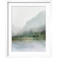 thumbnail image 2 of Art.com Sapphire Lake II Art Print by Ian C, White Frame Wall Art, 17" x 21", 2 of 5