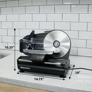 Elite Platinum EMT-625B Ultimate Precision Electric Deli Food Meat Slicer