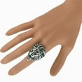 thumbnail image 5 of Men's Lion Ring Titanium Steel Casting European Ring American Ring Animal Ring Biker Ring Statement Ring Jewelry, 5 of 7
