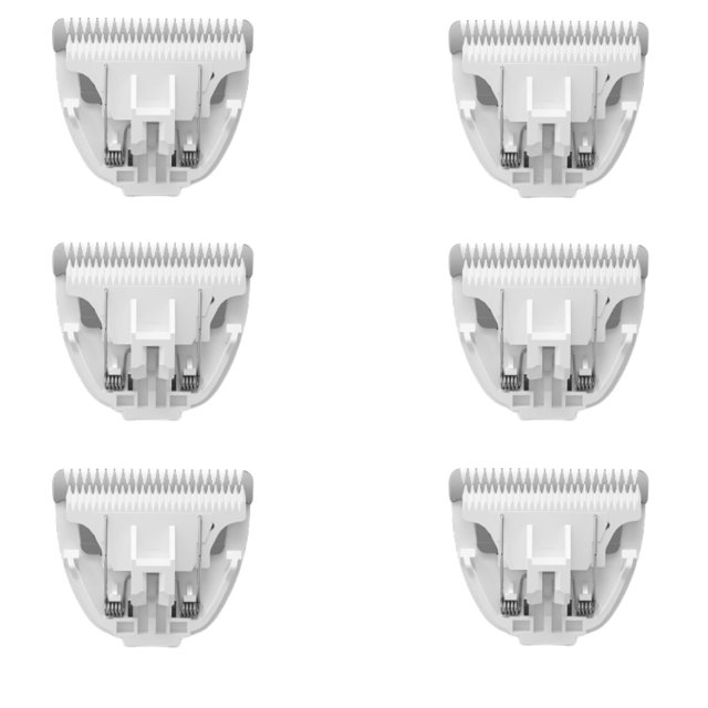 Clipper Blades Grimgrow Ceramic, paquete de 6 unidades, para el aseo de mascotas