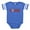 Royal Blue, variant on CafePress - I Love Candy Canes - Cute Infant Baby Football Bodysuit