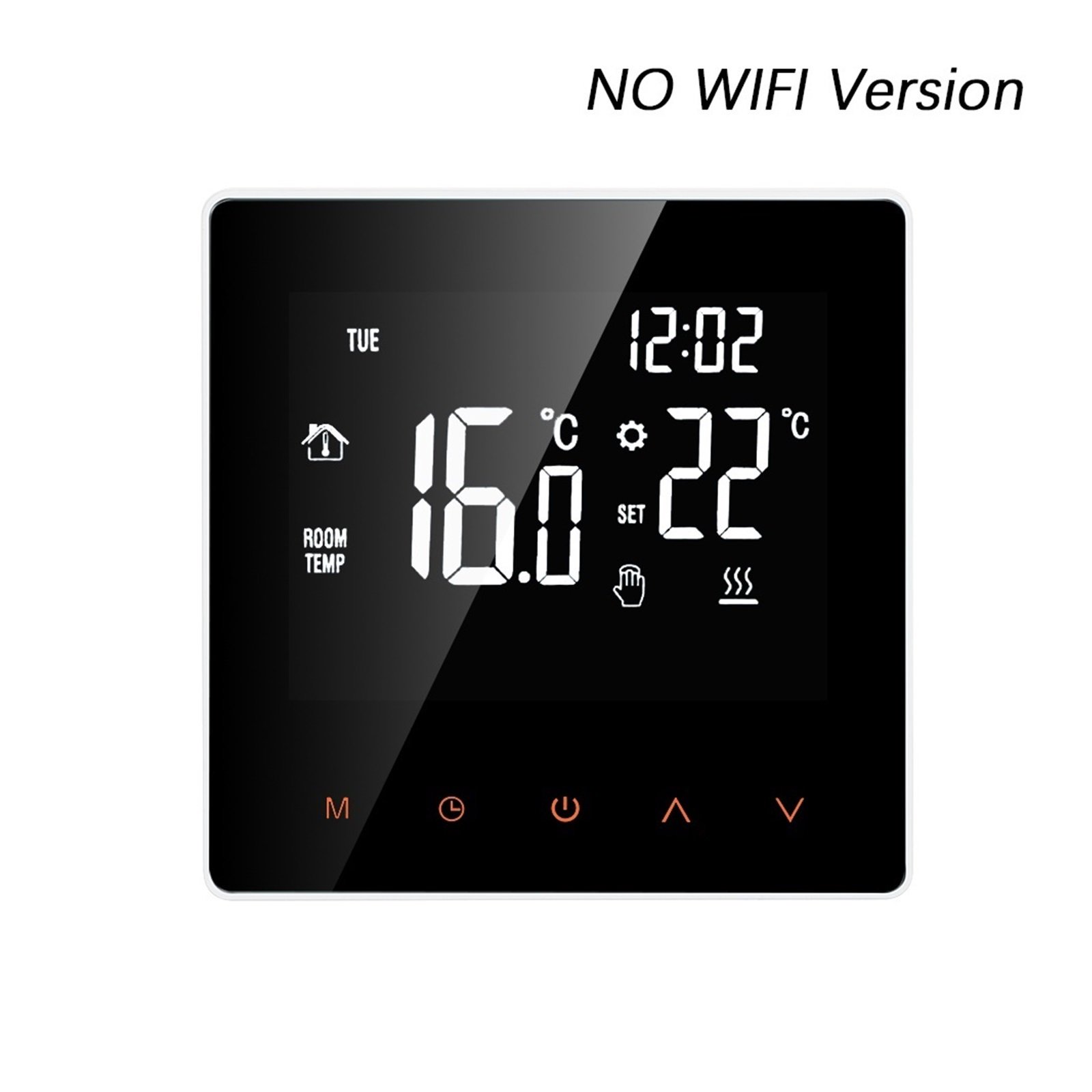 16A WiFi Smart Thermostat Controller Programmable Digital Temperature Controller LCD Display Touch Screen With App Control Easy to Install
