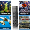 thumbnail image 4 of Tawatiler Aquarium Heater, 50W/100W/200W/300W/500W Submersible Fish Tank Heater with Over-Temperature Protection and Automatic Power-Off When Leaving Water for Saltwater and Freshwater, 4 of 8