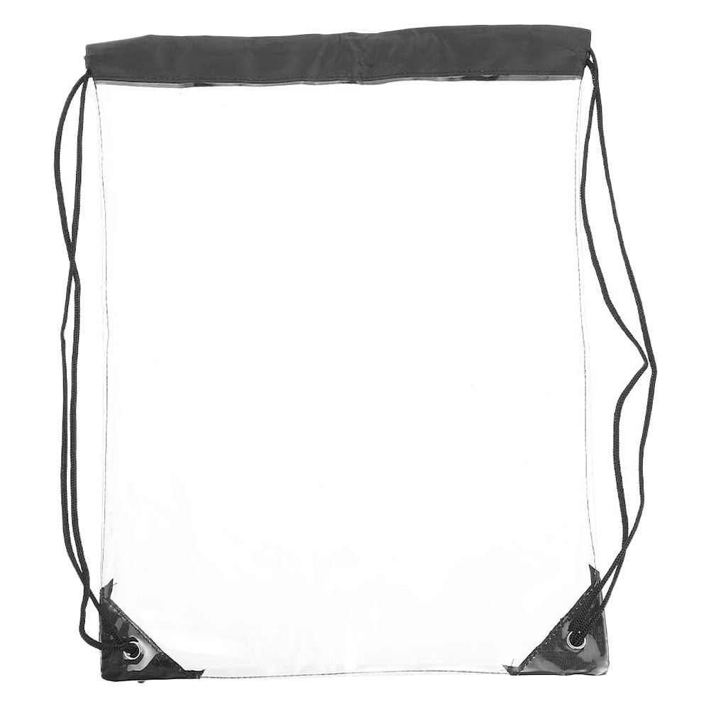 Qualified Storage Bag Transparent Drawstring Backpack Clear String
