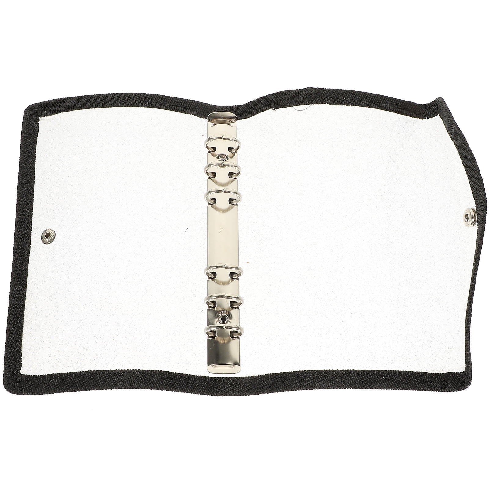CTIRCHIU Black Plastic Notebook Cover for Binders with Smooth Surface and Reusable Material
