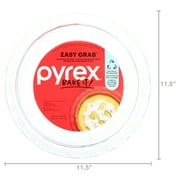Glass Pie Plate 9.5, Pyrex®, Easy Grab, 1 Piece