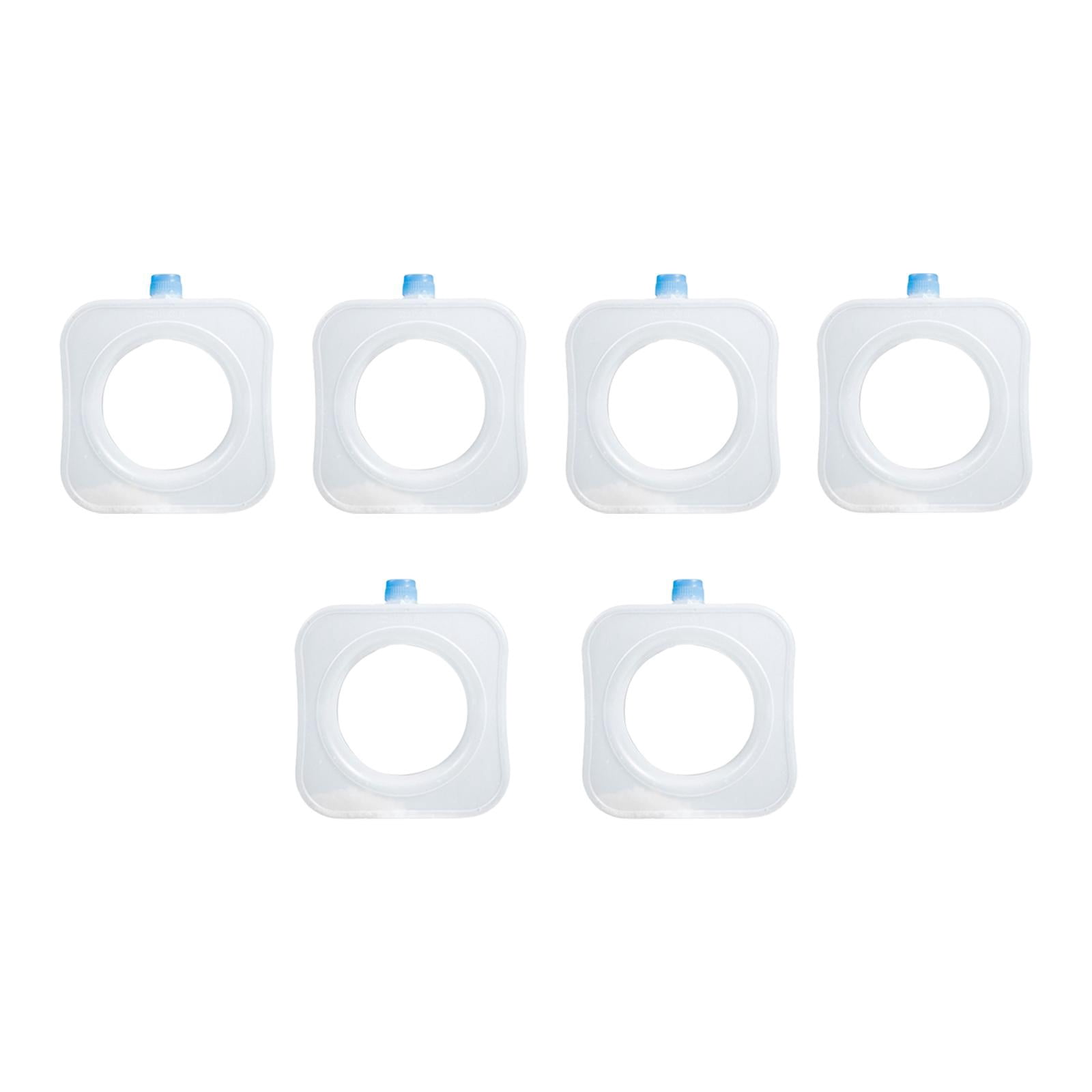 harayaa 6 Pieces Freezer Packs Cooling Elements Travel Ice Freezer Blocks for Picnic 13.5cmx11.5cmx4cm