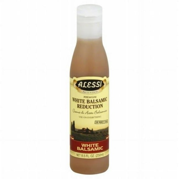 ALESSI 00235 Vinegar Reduction Premium White Balsamic - Pack of 6 - 8.5 fl oz