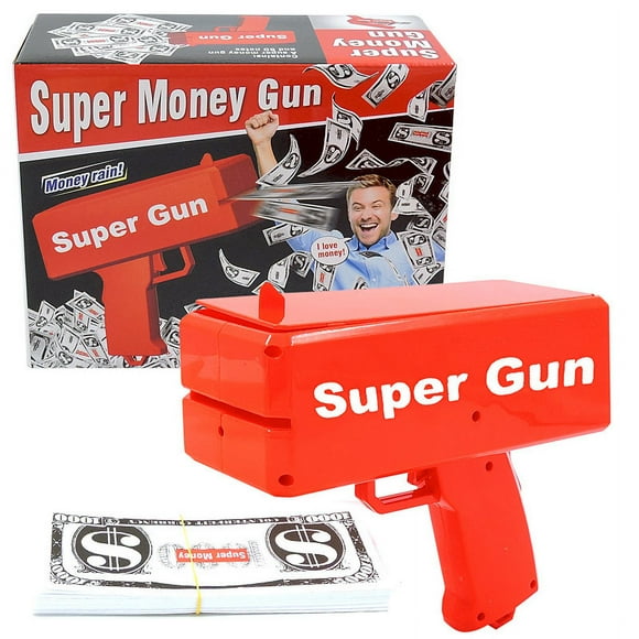 Money spray Gun Supre Gun gold Gun money spreading machine money spray Gun toy