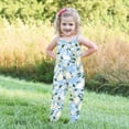 thumbnail image 5 of Ynynloco Toddler Girls Casual Sleeveless Jumpsuits Spaghetti Strap Romper Long Pants with Pockets 1-6T, 5 of 7