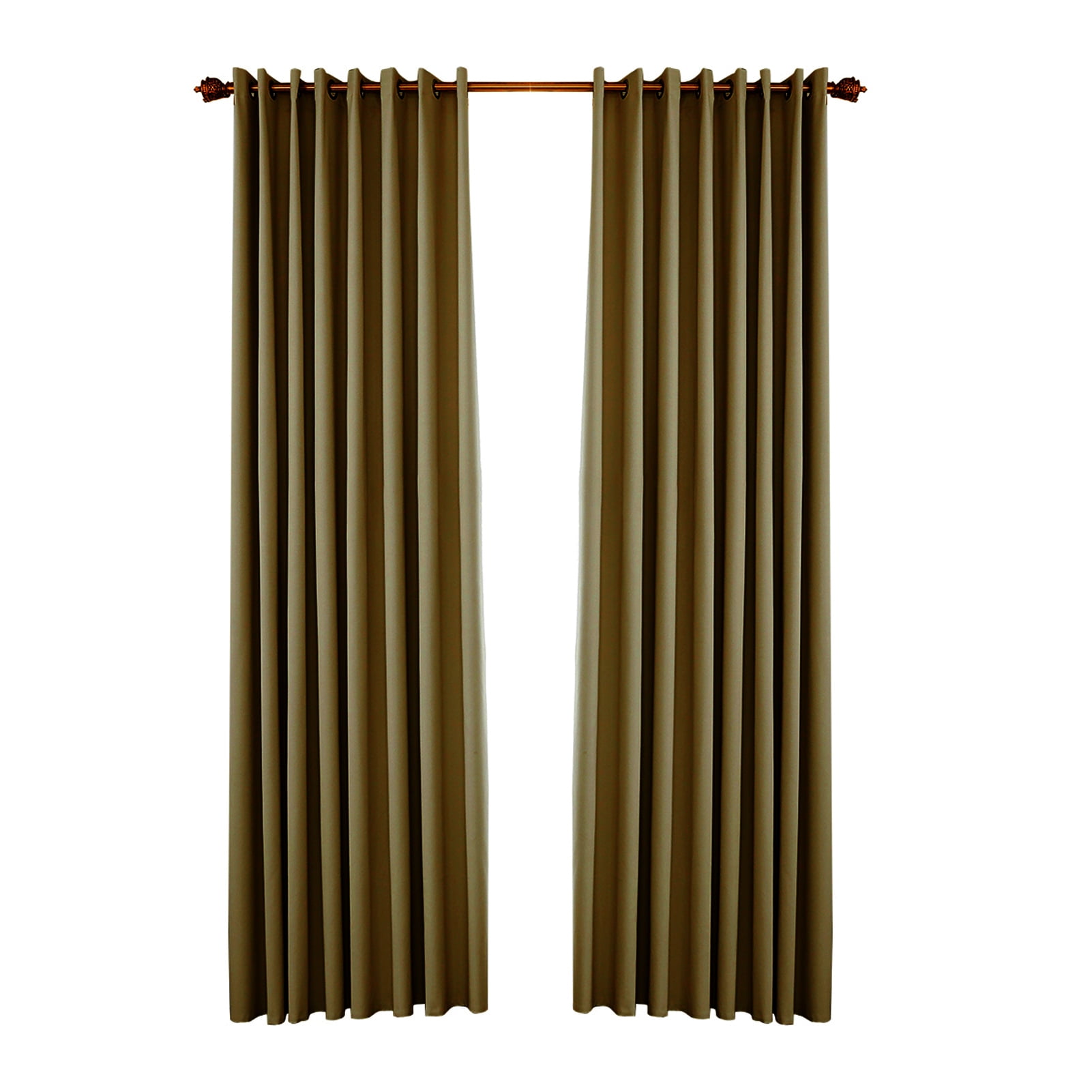 2 Panels Sunlight Block Grommet Thermal Insulated Blackout Curtains Privacy Protected Curtains for Outside Porch Pergola Cabana Bonlino Waterproof Outdoor Curtains for Patio Beige, 52x84 inches